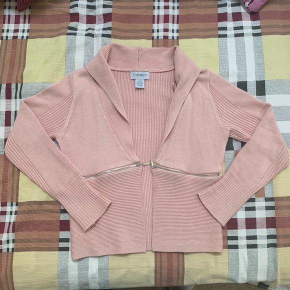 Carmen Marc Valvo Open Cardigan Size Small - Picture 1 of 5